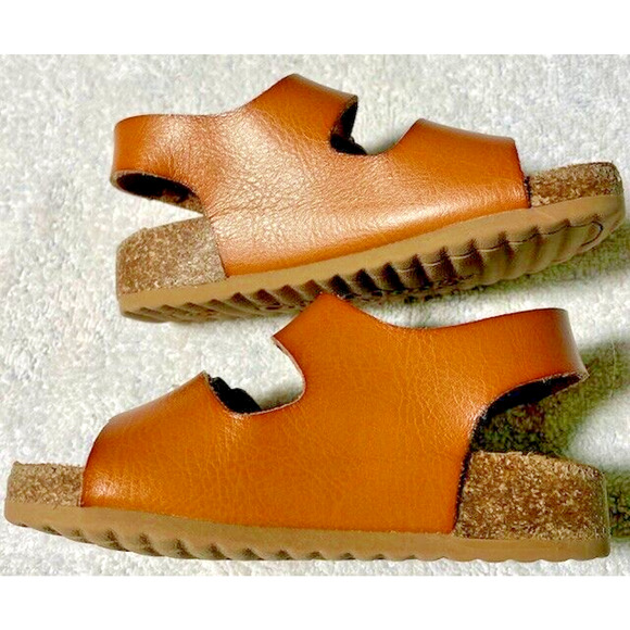Kids Sandals Cat & Jack Cognac - SIZE 5 - Picture 4 of 5